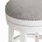 Alaterre Furniture Clara Swivel Counter Height Stool, White ANCL03FDC - alternate 2